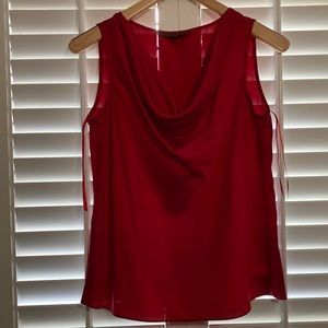 Preston & York Red Blouse Size 8